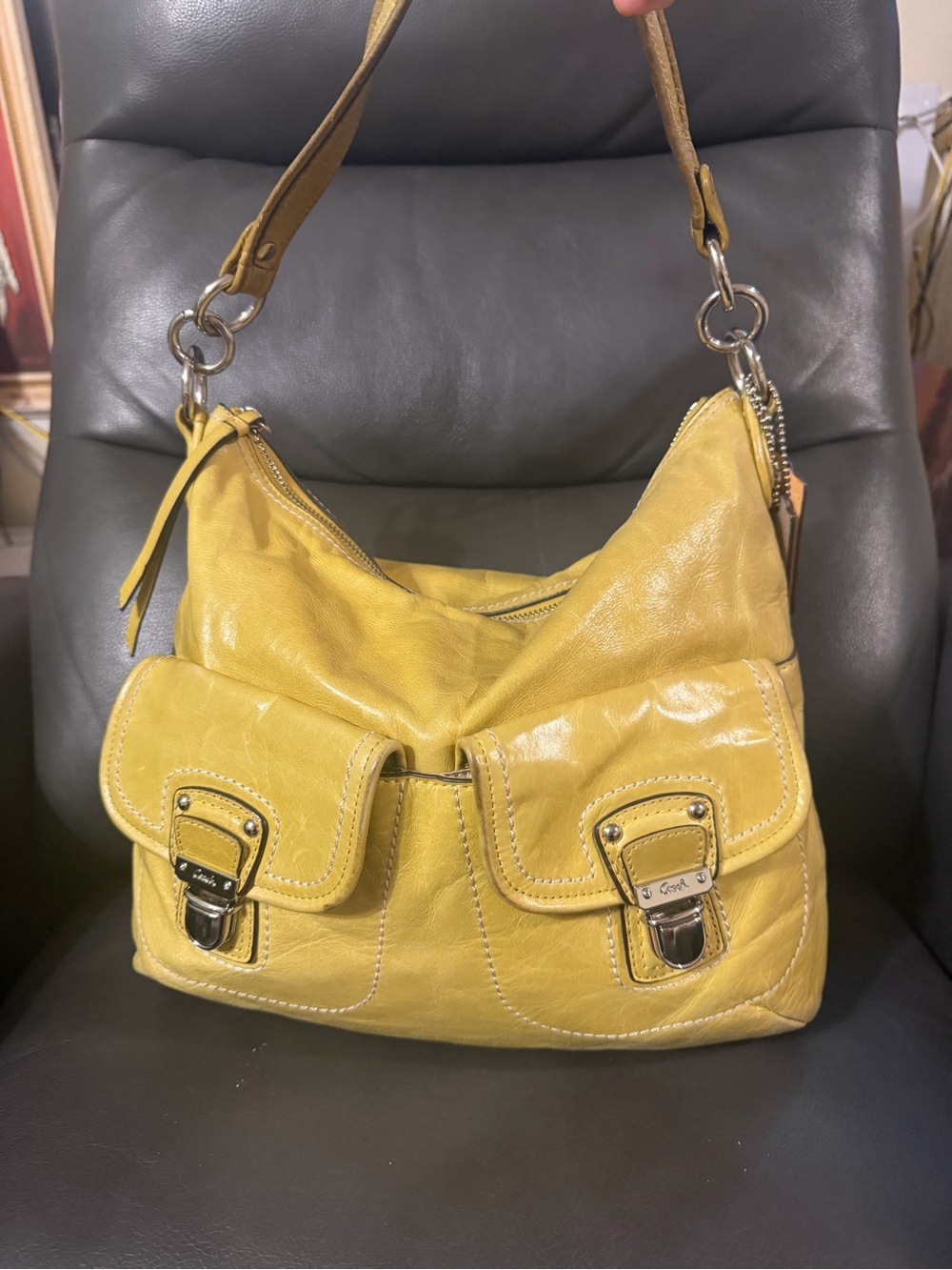 Coach Hobo Double Front Pocket Shoulder Bag